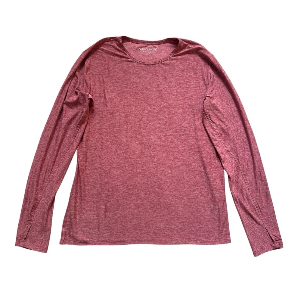 Outdoor Voices All Day Longsleeve‎ in Desert Rose Pink Size M